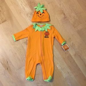 Target "My First Halloween" 🎃 Pumpkin One Piece Suit